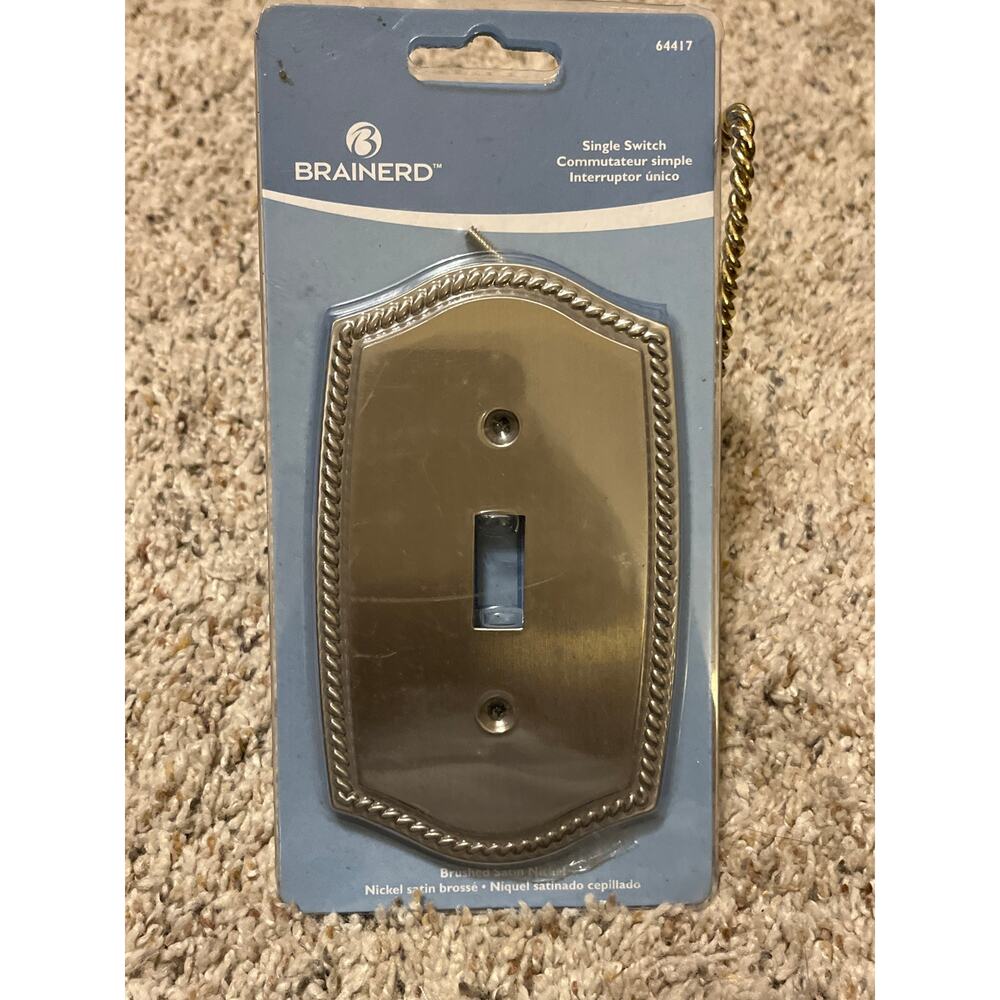 Brainerd Switch Brushed Satin Nickel 64417